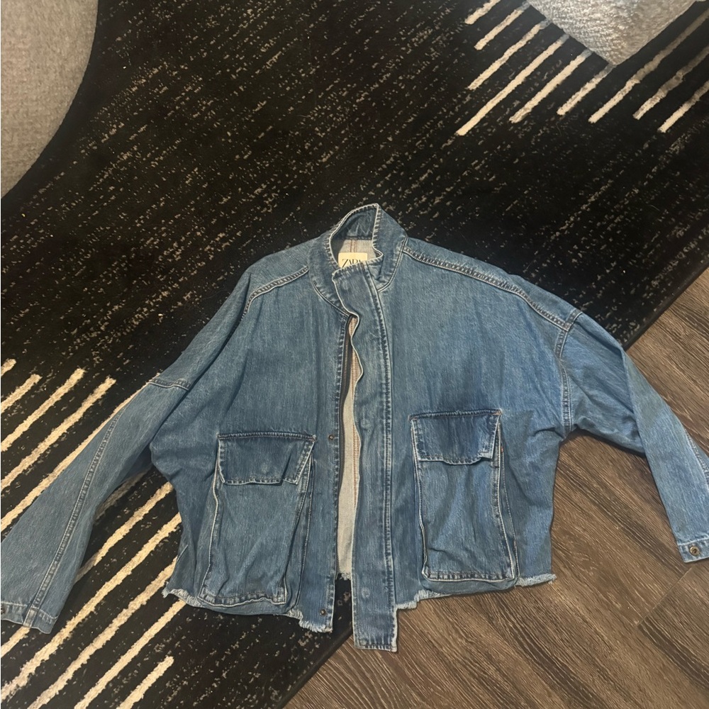 Zara Blue Denim Jacket